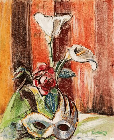 Flowers & Mask